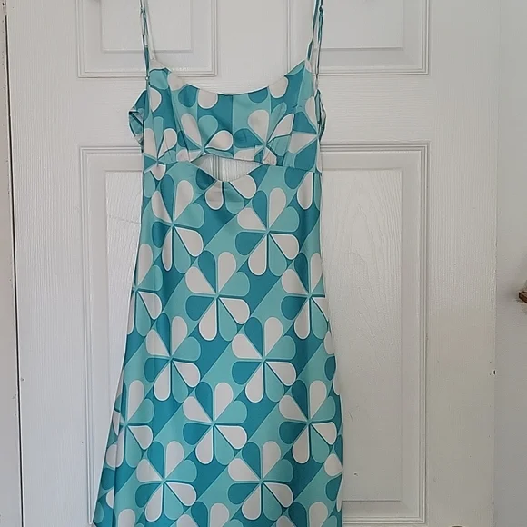retro dress 90s Vintage 90s Retro Floral Mini Dress (XS)